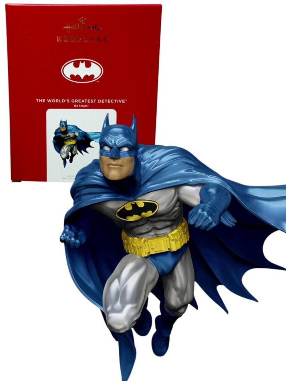 Hallmark Batman Keepsake Ornament Worlds Greatest Detective 2021 New Sealed